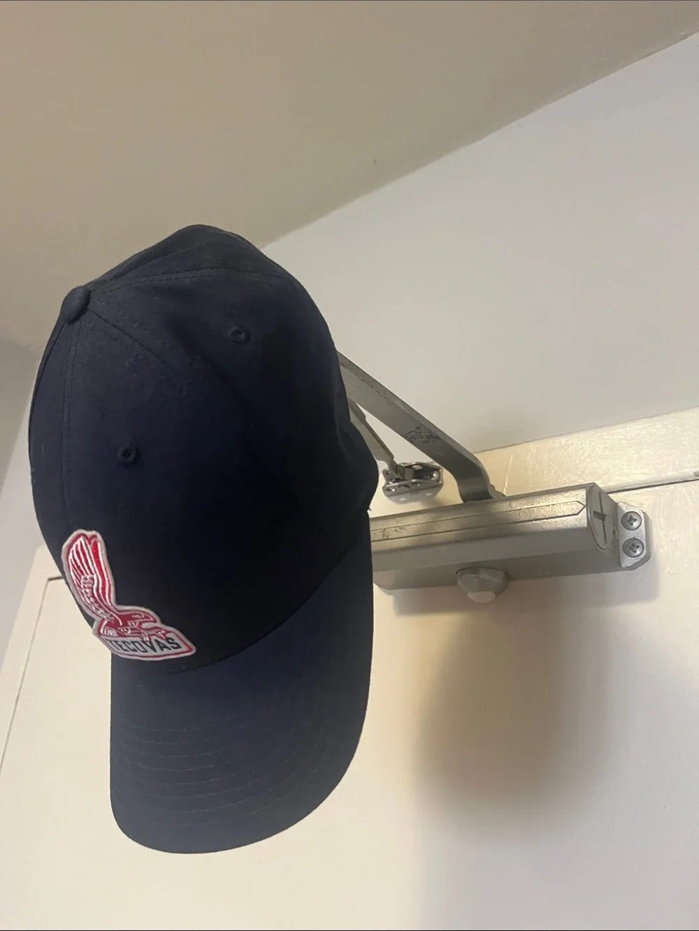 Tecovas Navy Cap with Red & White Eagle Patch